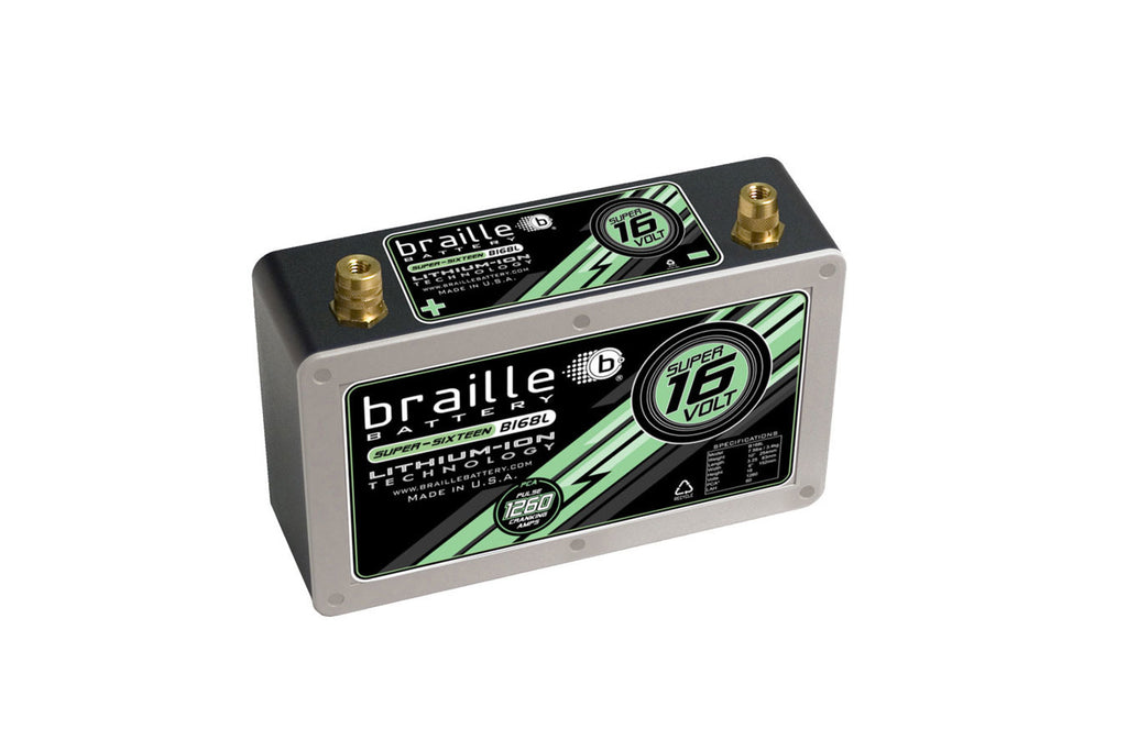 BRAILLE AUTO BATTERY B168L - Lithium ION Super 16 Volt Battery 1925 Amps image