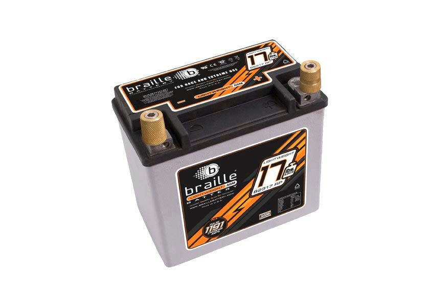 BRAILLE AUTO BATTERY B2317RP - Racing Battery 17lbs 1191 PCA 6.8x4.0x6.1 image