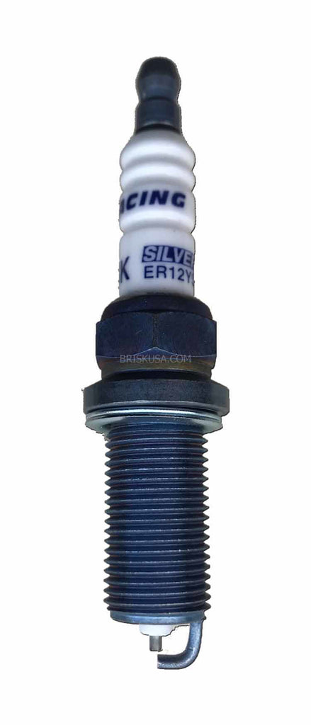 BRISK RACING SPARK PLUGS ER12YS - Spark Plug Silver Racing  image