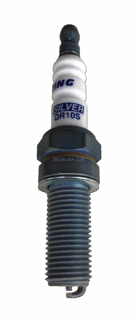 BRISK RACING SPARK PLUGS QR10S - Spark Plug Silver Racing  image