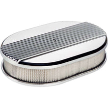 Load image into Gallery viewer, BILLET SPECIALTIES 15630 - Small Ribbed Oval Air Cleaner image