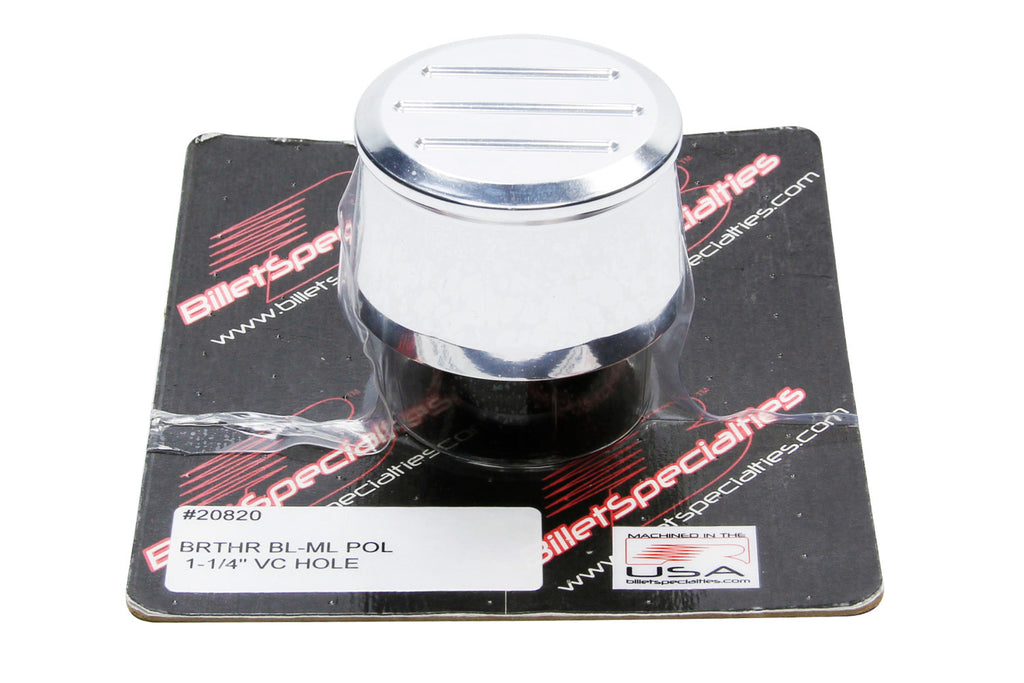 BILLET SPECIALTIES 20820 - Polished Breather Ball Milled image