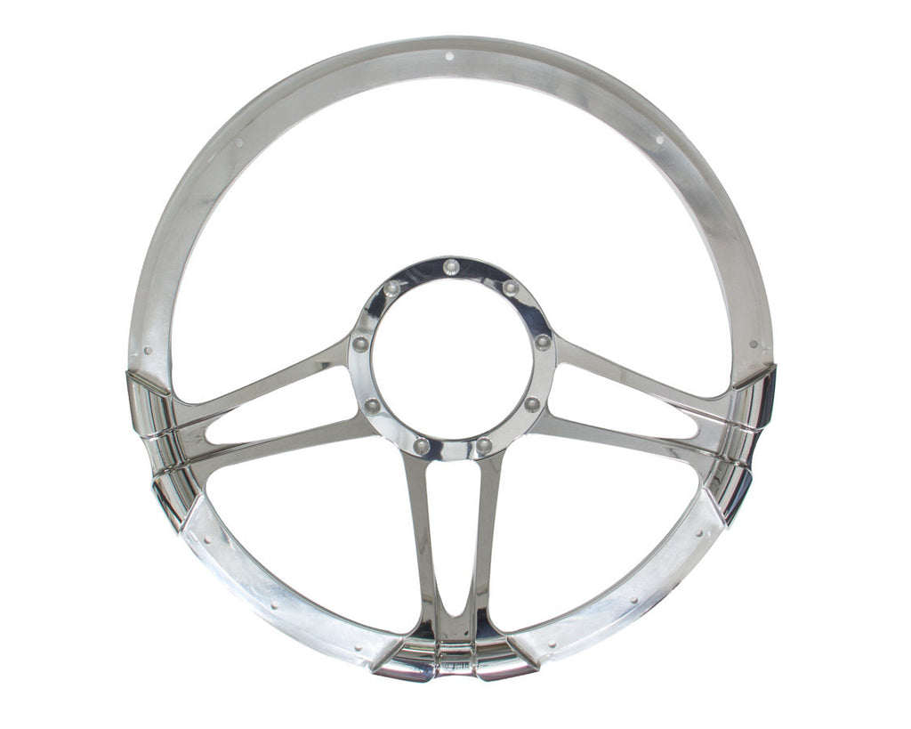 BILLET SPECIALTIES 29315 - 14in Monaco Steering Wheel Half Wrap image