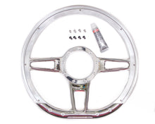 Load image into Gallery viewer, BILLET SPECIALTIES 29409 - Steering Wheel Formula D-Shaped 14in Polished image
