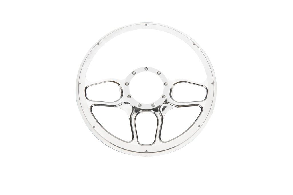 BILLET SPECIALTIES 30102 - Steering Wheel 1/2 Wrap Win Lite image