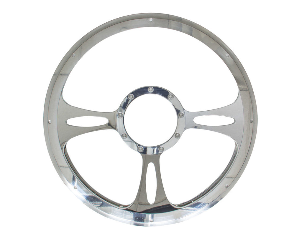 BILLET SPECIALTIES 30175 - Half Wrap Steering Wheel Fast Lane image