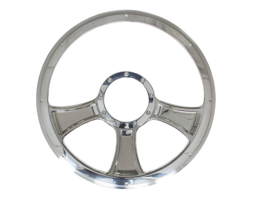 BILLET SPECIALTIES 30765 - Chicayne Half Wrap Steering Wheel image