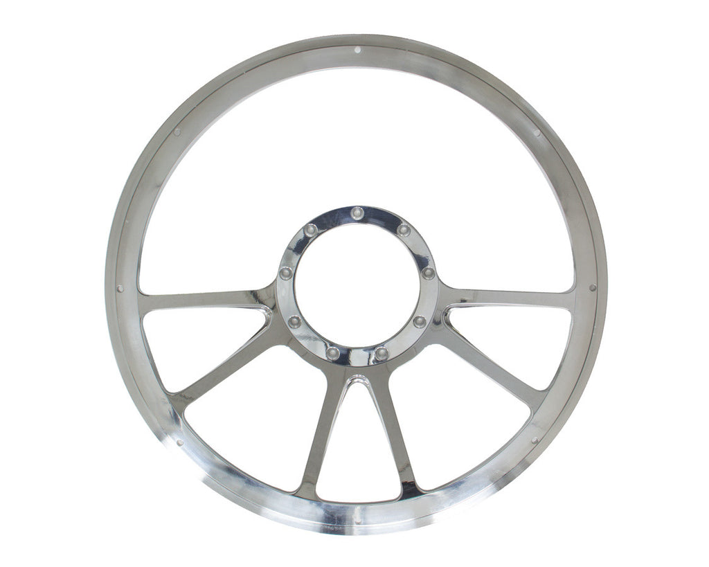 BILLET SPECIALTIES 30971 - 14in Edge Steering Wheel Half Wrap image