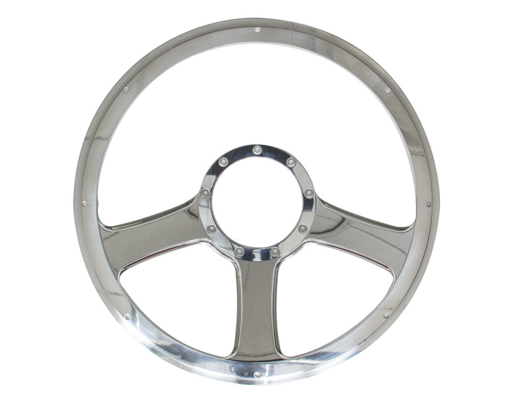 BILLET SPECIALTIES 30976 - 14in Anthem Steering Wheel Half Wrap image