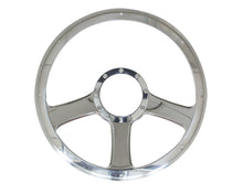 Load image into Gallery viewer, BILLET SPECIALTIES 30976 - 14in Anthem Steering Wheel Half Wrap image
