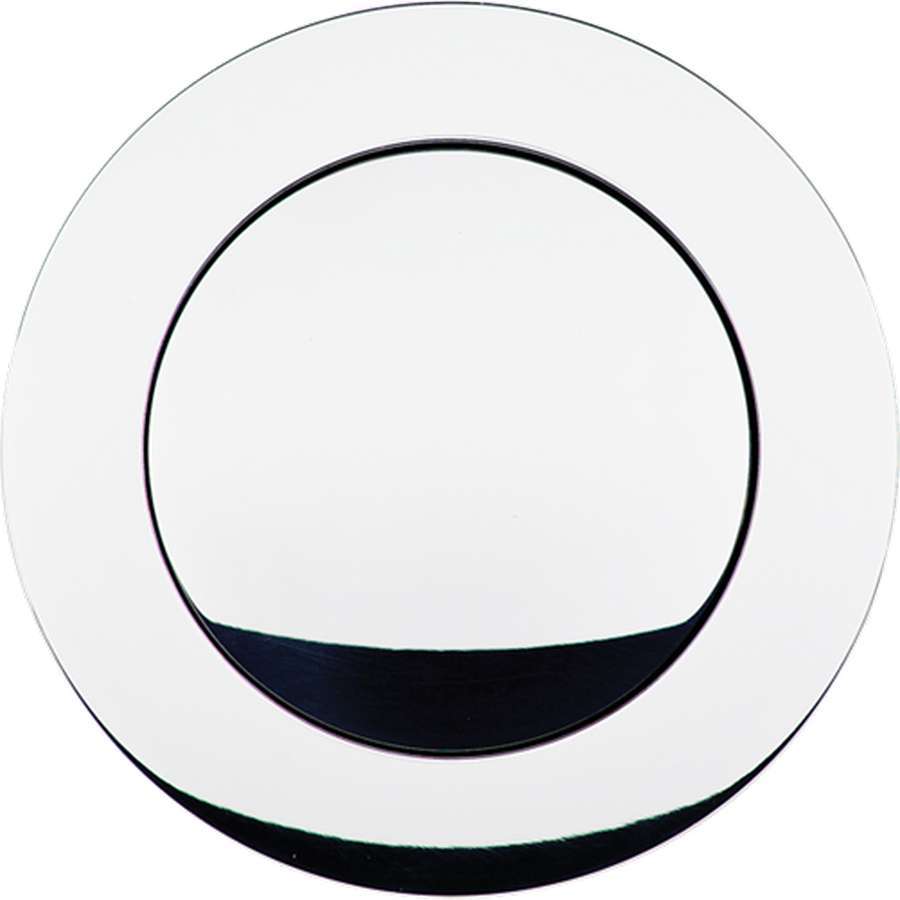 BILLET SPECIALTIES 32125 - Polished Horn Button Large Smooth image