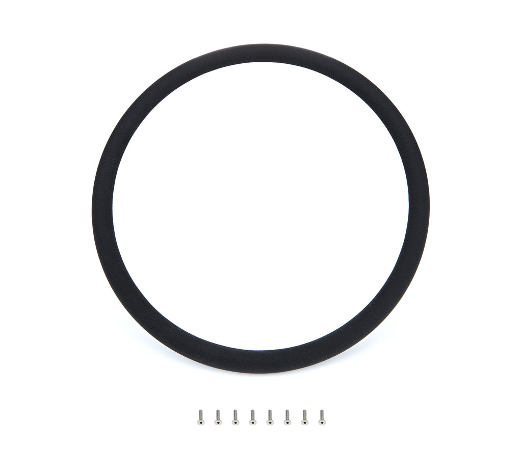 BILLET SPECIALTIES 33008 - Half Wrap Ring For 15.5in Wheel Black Leath image