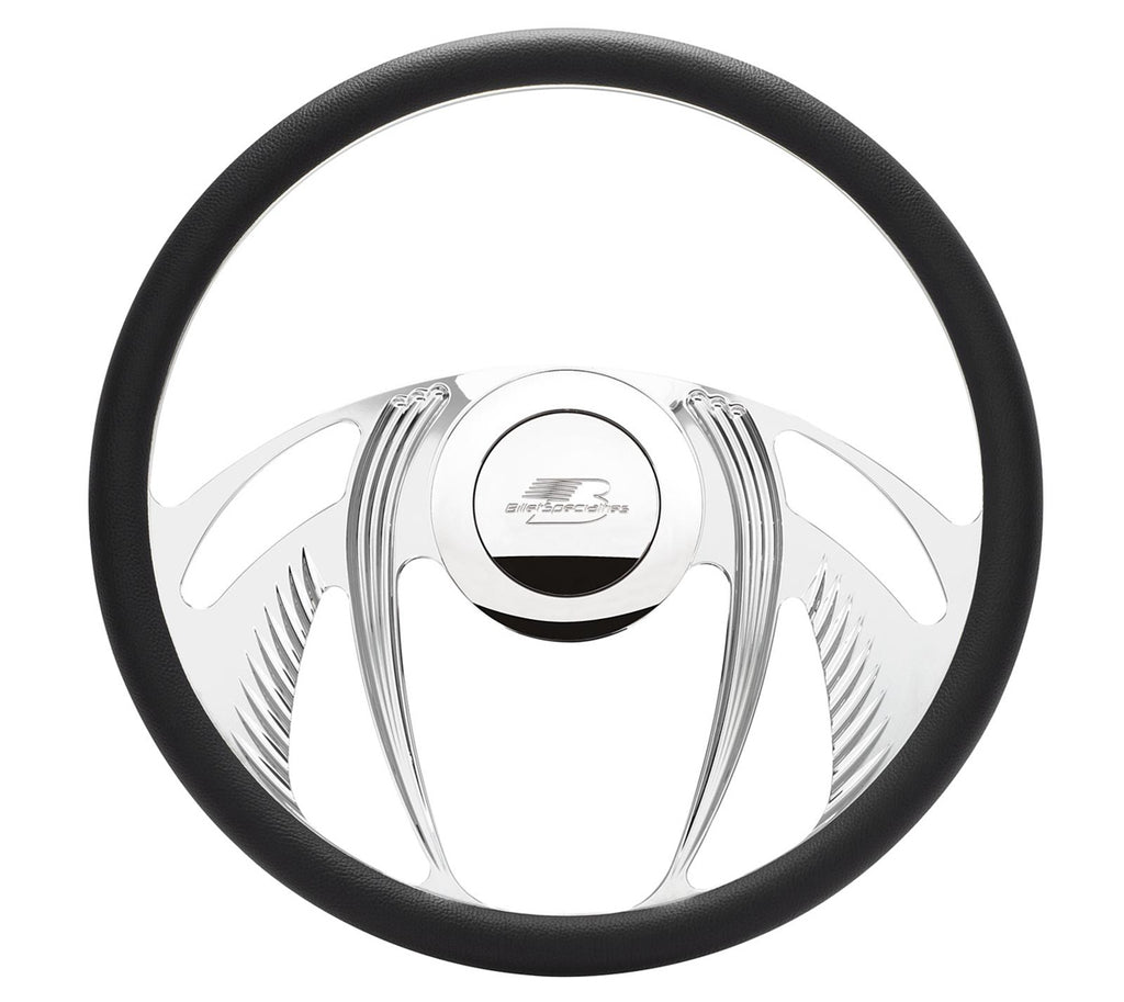 BILLET SPECIALTIES 34055 - Steering Wheel Half Wrap 15.5in Psycho image