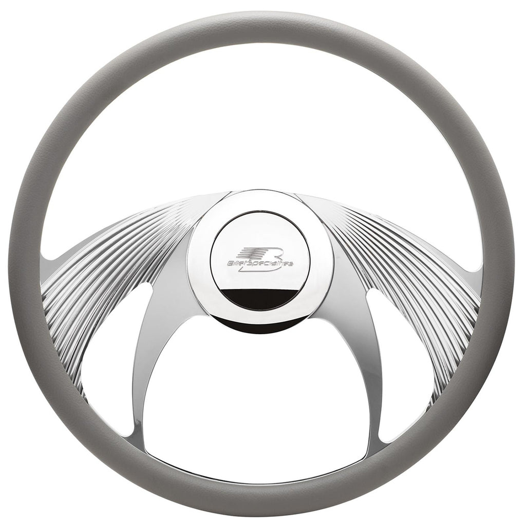BILLET SPECIALTIES 34065 - Steering Wheel Half Wrap 15.5in Phantom image