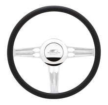 Load image into Gallery viewer, BILLET SPECIALTIES 34120 - Steering Wheel Half Wrap 15.5in Hollowpoint image