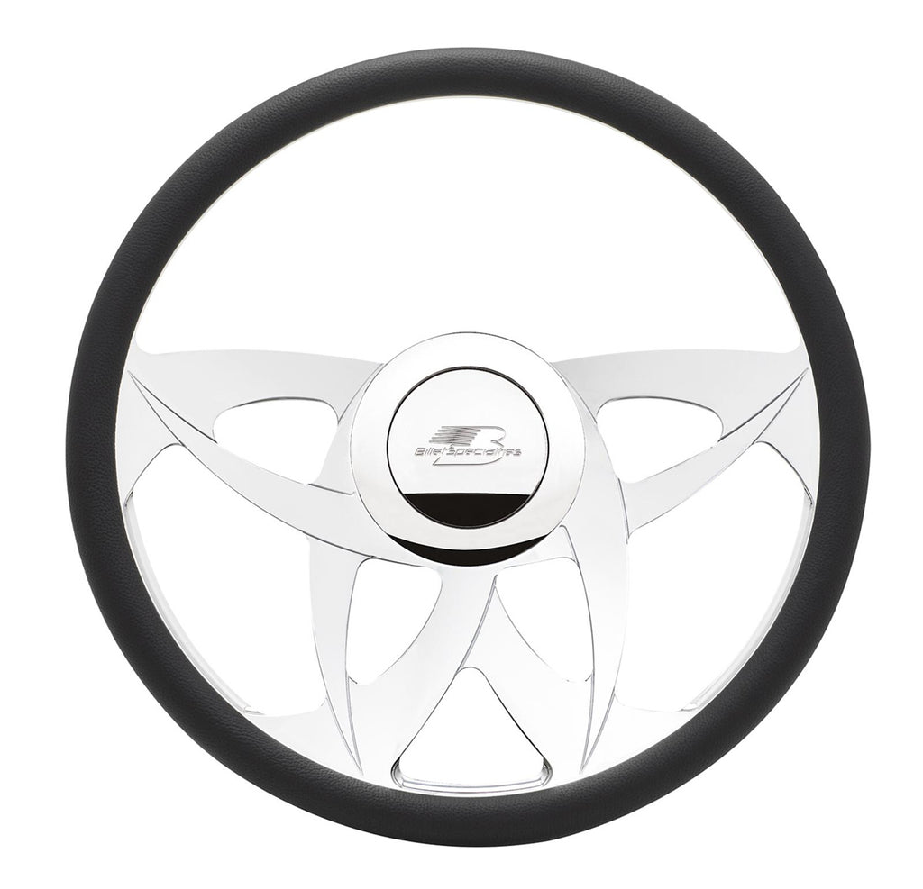 BILLET SPECIALTIES 34152 - Steering Wheel Half Wrap 15.5in Twinspin image