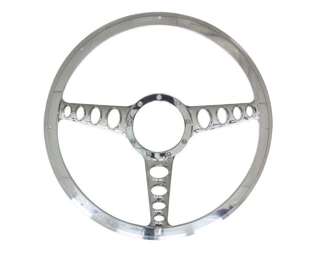 BILLET SPECIALTIES 34445 - Half Wrap Billet Steerng Wheel 15.5in Outlaw image
