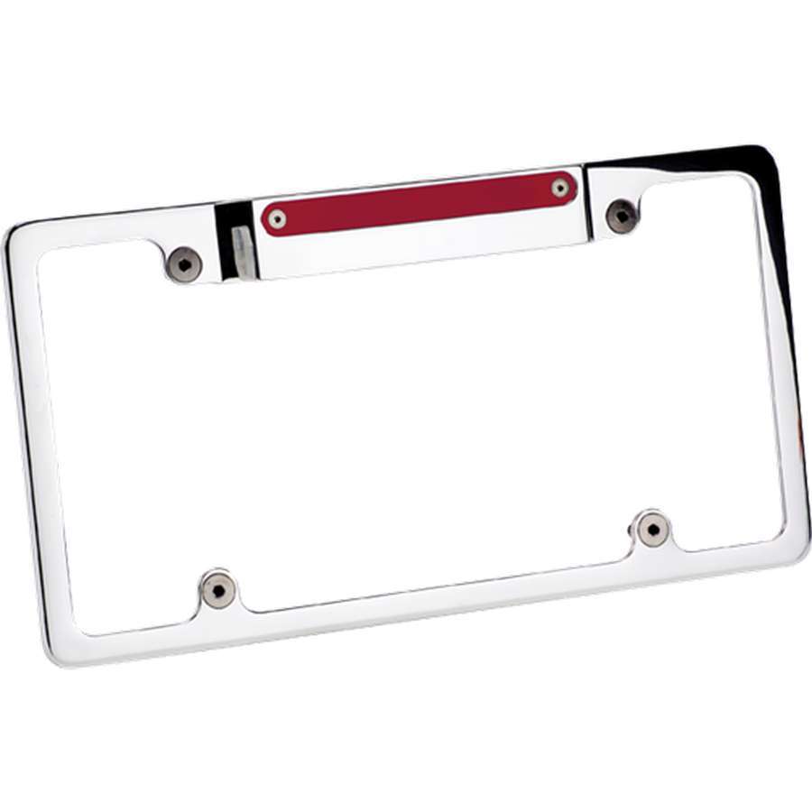 BILLET SPECIALTIES 55520 - License Frame w/3rd Brake Light Polished image