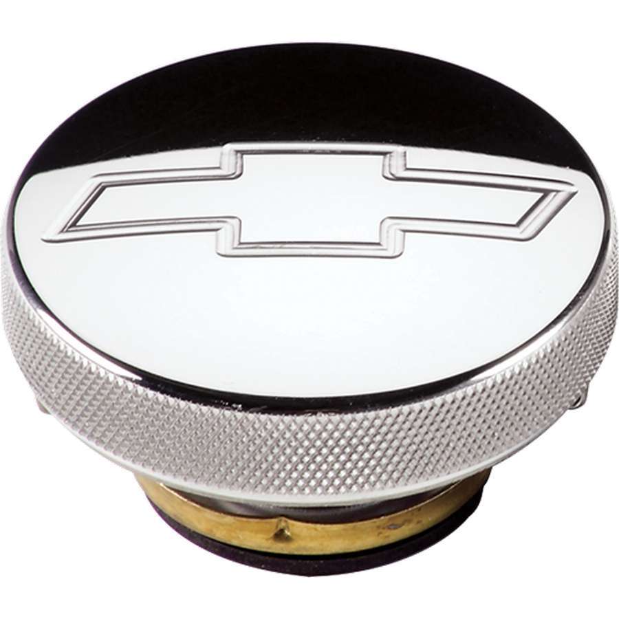 BILLET SPECIALTIES 75320 - Polished Radiator Cap Chevy Logo 16lb. image