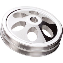 Load image into Gallery viewer, BILLET SPECIALTIES 86220 - Power Steering Pulley 2 Groove Keyway 66-76 GM image