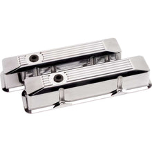 Load image into Gallery viewer, BILLET SPECIALTIES 95620 - Valve Covers SBC Ribbed Polished Tall image