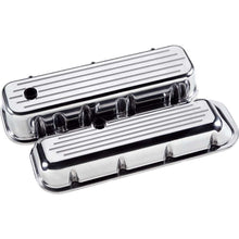 Load image into Gallery viewer, BILLET SPECIALTIES 96120 - BBC Tall Valve Covers Ball Milled image