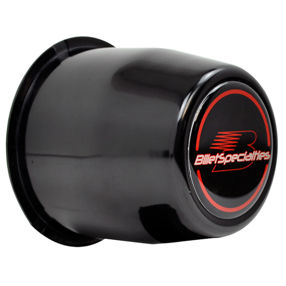 BILLET SPECIALTIES 999083B - Center Cap Push Tru 3.1 89 CB Black 3-1/8in TALL image