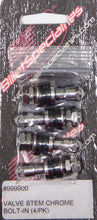 Load image into Gallery viewer, BILLET SPECIALTIES 999900 - Valve Stem Chrome Bolt- In 4-PK image