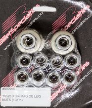 Load image into Gallery viewer, BILLET SPECIALTIES 999996 - 1/2-20 X 3/4 Mag Lug Nuts (10/PK) image