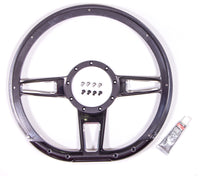 Load image into Gallery viewer, BILLET SPECIALTIES BC29409 - Steering Wheel Formula D-Shaped 14in Contrast image