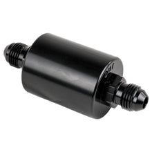 Load image into Gallery viewer, BILLET SPECIALTIES BLK42230 - In Line Fuel Filter -6AN Ends Black image