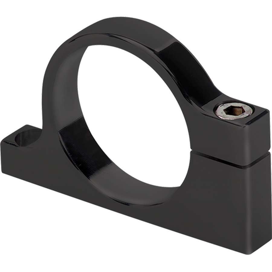 BILLET SPECIALTIES BLK42520 - In Line Fule Filter Moun ting Bracket Black image