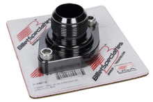 Load image into Gallery viewer, BILLET SPECIALTIES BLK90119 - Thermostat Housing -20AN Straight Up Chevy Black image