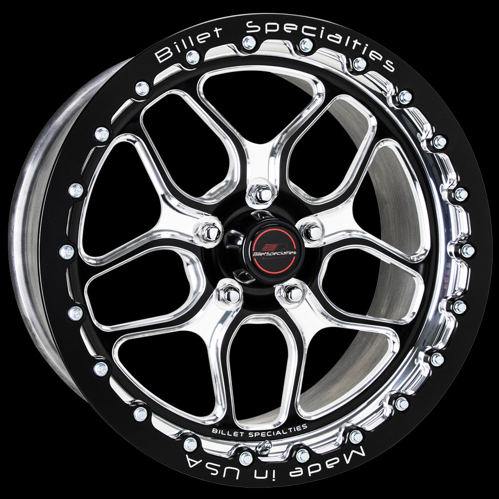 BILLET SPECIALTIES BRSB271F6576N - Win Lite Wheel 17x10 7.625in Back Spacing image