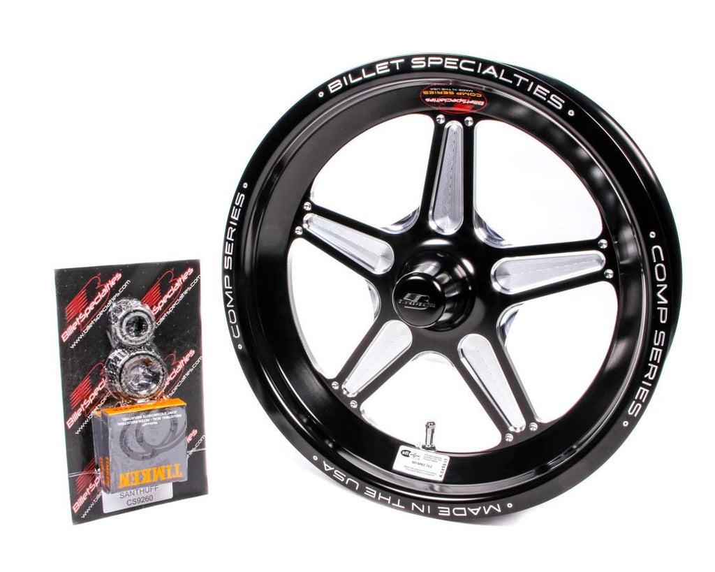 BILLET SPECIALTIES CSFB35356517 - 15x3.5 Comp Wheel 1.75bs 5x4.5 bc Black image