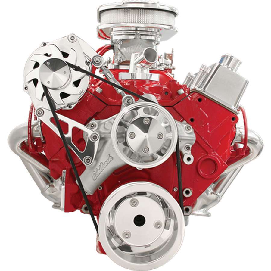 BILLET SPECIALTIES FM2110PC - SBC LWP Serpentine Conv. Kit image