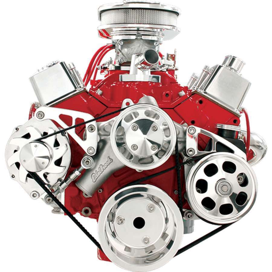 BILLET SPECIALTIES FM2122PC - SBC LWP Serpentine Conv Kit image