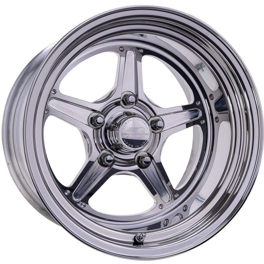 BILLET SPECIALTIES RS23510L6155 - Street Lite Wheel 15X10 5.5 BS 5X4.75 BC image