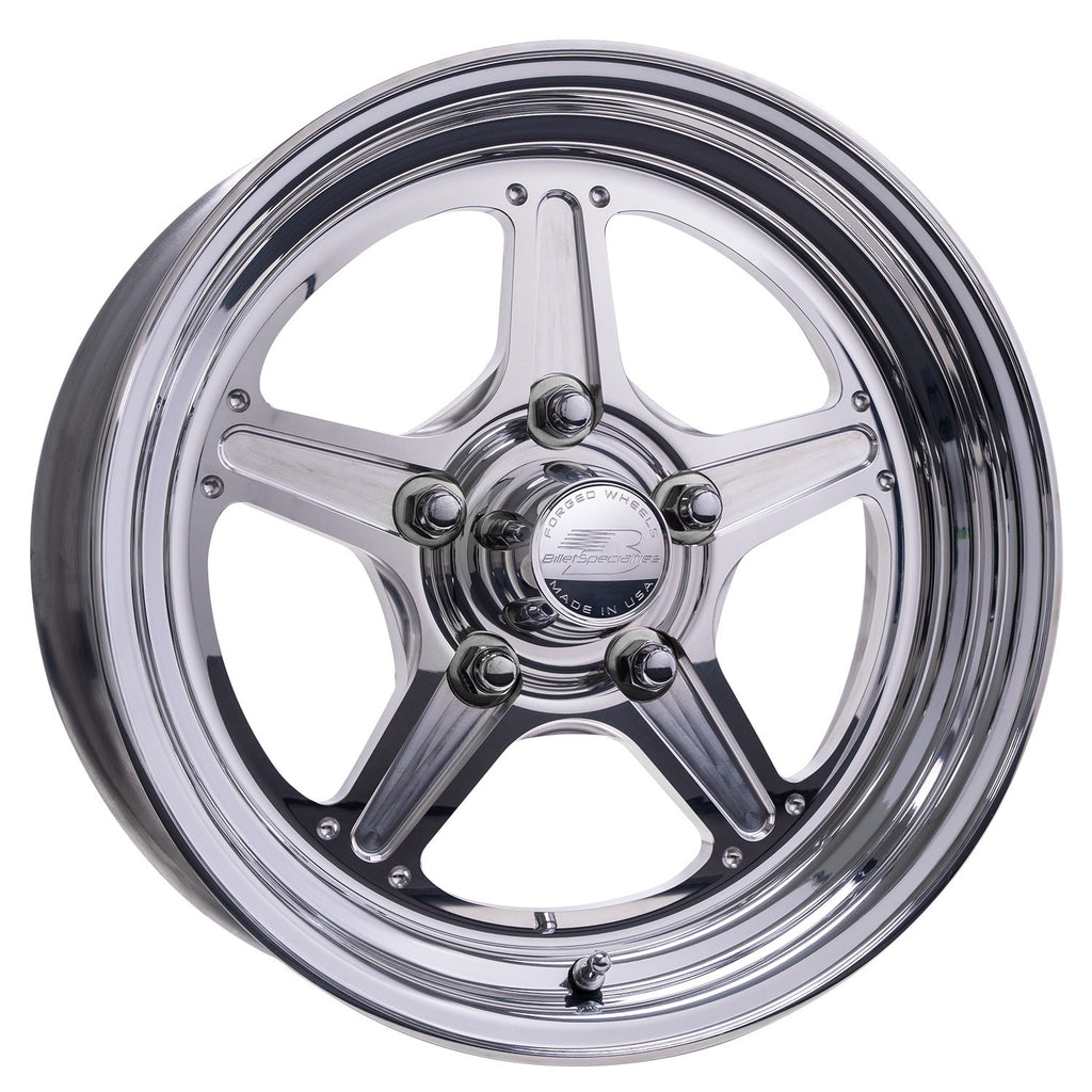 BILLET SPECIALTIES RS23540F6122 - Street Lite Wheel 15X4 2.25 BS 5X4.75 BC image