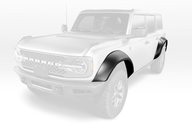 BUSHWACKER 20961-02 - 21-  Ford Bronco Extend- A-Flare Fender Flare 4Pc image