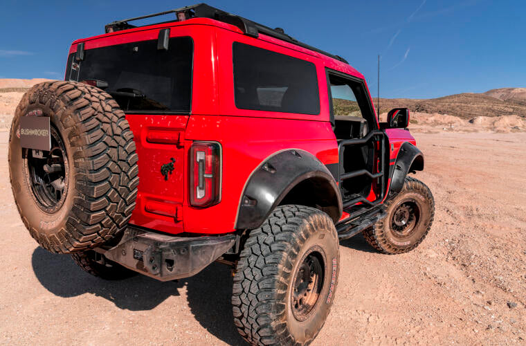 BUSHWACKER 20965-02 - 21-   Ford Bronco Pocket Style Fender Flares 4Pcs image