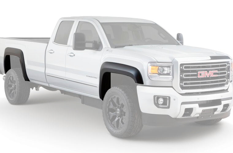 BUSHWACKER 40988-02 - 20-   GMC P/U 2500HD Ext end-A-Fender Flares 4Pcs image