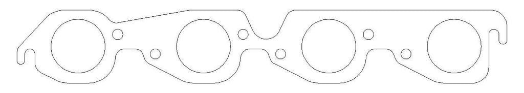 COMETIC GASKETS C5349-030 - MLS Exhaust Gasket Set BBC w/2.000 Round Port image