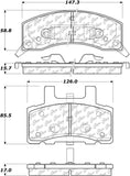 C-TEK Ceramic Brake Pads with Shims