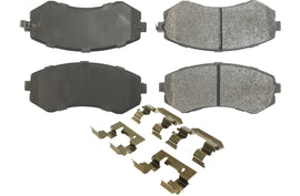 CENTRIC BRAKE PARTS 104.04220 - Posi-Quiet Semi-Metallic Brake Pads with Hardwar image