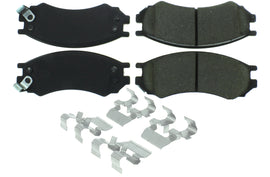 CENTRIC BRAKE PARTS 104.05070 - Posi-Quiet Semi-Metallic Brake Pads with Hardwar image