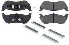 CENTRIC BRAKE PARTS 104.06740 - Posi-Quiet Semi-Metallic Brake Pads with Hardwar image
