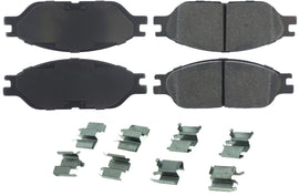 CENTRIC BRAKE PARTS 104.08030 - Posi-Quiet Semi-Metallic Brake Pads with Hardwar image
