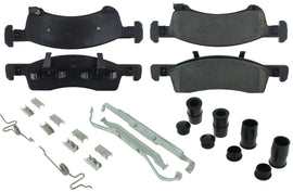 CENTRIC BRAKE PARTS 104.09340 - Posi-Quiet Semi-Metallic Brake Pads with Hardwar image