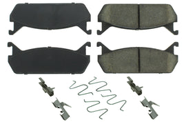 CENTRIC BRAKE PARTS 105.04580 - Posi-Quiet Ceramic Brake Pads with Shims and Har image